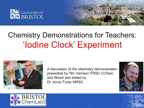 Teacher Training Iodine Clock