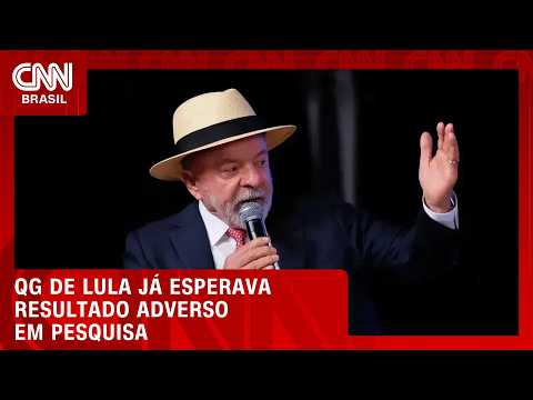 QG de Lula já esperava resultado adverso em pesquisa Datafolha | CNN PRIME TIME