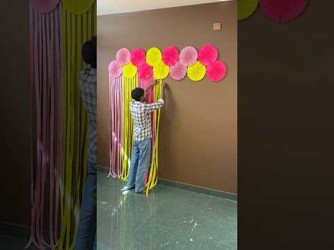 Birthday party Decorations Easy 🎉🥳 #shorts #DIYdecor #Eventdecor #happybirtday