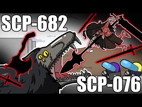 SCP-682 vs SCP-076 [SCP - Containment Breach 0 EP.2] | Among Us Animation