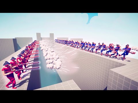 50x MUSKETEER vs 50x EVERY RANGED UNITS - Totally Accurate Battle Simulator TABS