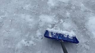 A MAN, HIS DOG, AND HIS SHOVEL...