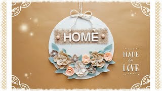 Fuori porta Home in feltro: facile & senza cucire