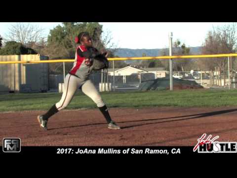 2017 JoAna Mullins 3rd Base, Shortstop and Catcher Softball Skills Video