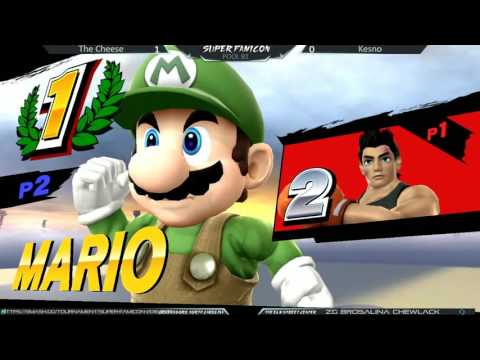 Famicon 2016 Smash 4- Kesno (Mario) vs The Cheese (Lil Mac) SSB4 Pools