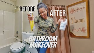 Clean & Decorate My Bathroom In My New Apartment | Bathroom Makeover | Motivational Deep Cleaning