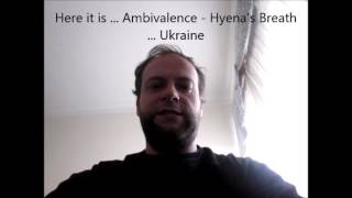 Sound of ukraine... Ambivalence...