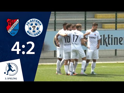 Walldorf kommt nicht mehr ran | TSV Steinbach Haiger - FC-Astoria Walldorf | 3. Spieltag RLSW