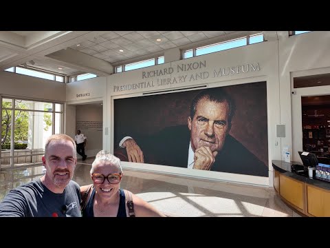 Richard M. Nixon Presidential Library!  Tour and Review!