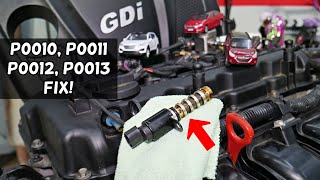 CODE P0010 P0011 P0012 P0013 ENGINE LIGHT HYUNDAI KIA 2.4 GDI ENGINE