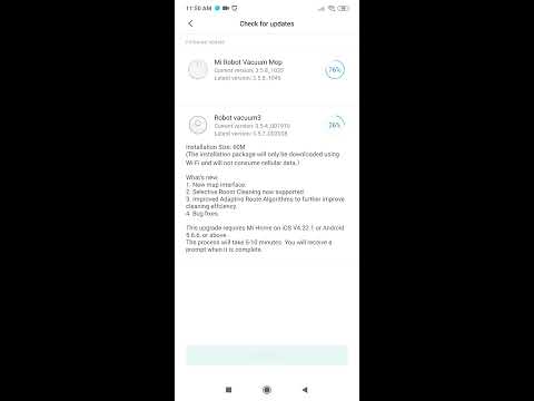 Updating firmware on Xiaomi MIJIA 1C STYTJ01ZHM & Xiaomi Roborock S50 via Mi Home app