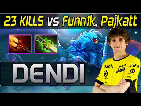 Na`Vi Dendi - Puck [23 Kills vs Funn1k, Pajkatt & rmN-] Dota 2 [Faceit Europe]