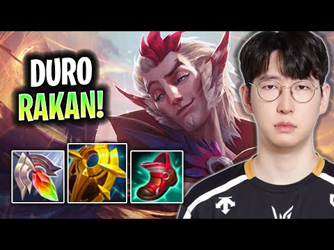 DURO TRIES SOME RAKAN! | GEN Duro Plays Rakan Support vs Pyke! Season 2025
