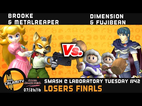S@LT #42   Brooke & MetalReaper vs Fujibean & Dimension   Losers Finals   Melee Singles