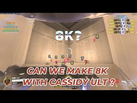 CASSIDY McCree ULTIMATE 8K !? IN OVERWATCH 2 ?! (nano boost + mercy boost + dead eyes) Video