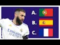 GUESS THE COUNTRY OF REAL MADRID PLAYERS - FOOTBALL QUIZ