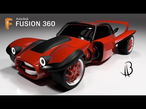 Car Design Speedrun 11 - Using Autodesk Fusion 360 - hotrod buggy