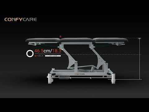 EL03E Robin - Divan d'examen médical Coinfycare - Réglable et multifonction_3