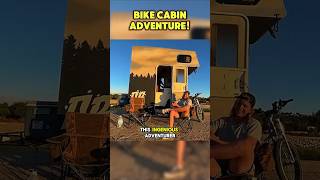 He Built a Tiny House on a Bike—See How! #travelhacks #bikelife