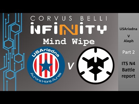 Fast Panda Gaming: Infinity N4 Battle Report - Mindwipe (USAriadna vs Aleph) - Part 2