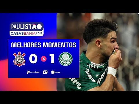 Corinthians 0 x 1 Palmeiras | Highlights of the 7th Round of the Paulista Championship