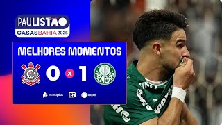 CORINTHIANS 0 X 1 PALMEIRAS | MELHORES MOMENTOS DA 7ª RODADA DO PAULISTÃO