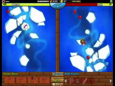 BTD Battles - Defending with random towers E67 A good day to anti-stall