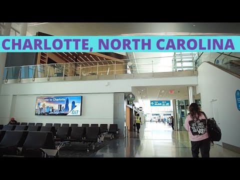 Arriving in CHARLOTTE, North Carolina -- CLT airport