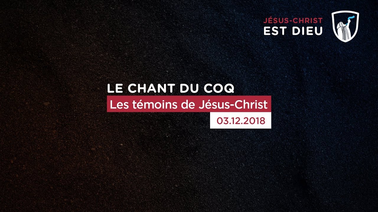 Thumbnail of video: Les témoins de Jésus-Christ