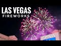 Fireworks Happy New Year 2019 Las Vegas USA at Caesars Palace