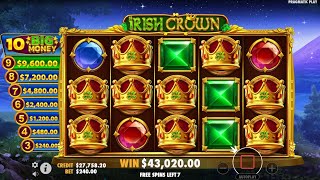 🎰 Irish Crown Slot Bonus Game Big Win 💰 Online Casino