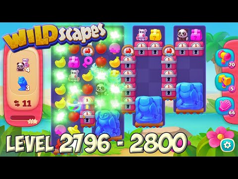 Wildscapes level 2796 - 2800 🐼 Playrix HD