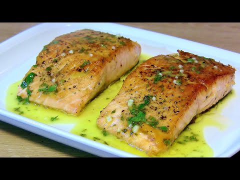 Pan Seared Salmon with Lemon Butter Sauce