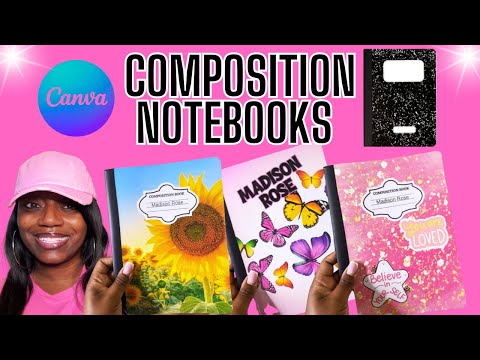 Canva Notebooks: Personalize Your Composition Notebook with Me!