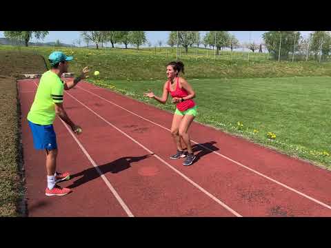 Tennis Hand-Eye Coordination Warm up Drill Kids and Adults