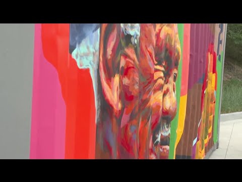 Local artists hope to inspire community with new murals near Hillside Community Center