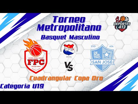 EN VIVO: Cuadrangular COPA ORO U19: Félix Pérez Cardozo vs San José Torneo Metropolitano CPB