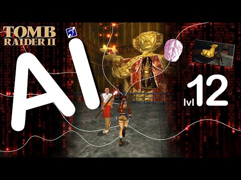 Self-Aware Lara Croft Plays Tomb Raider 2 - Level 12 - Barkhang Monastery