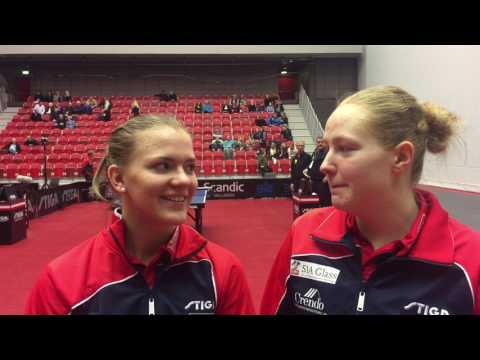 Tilda Johansson och Erika Fronth i dubbelfinal!