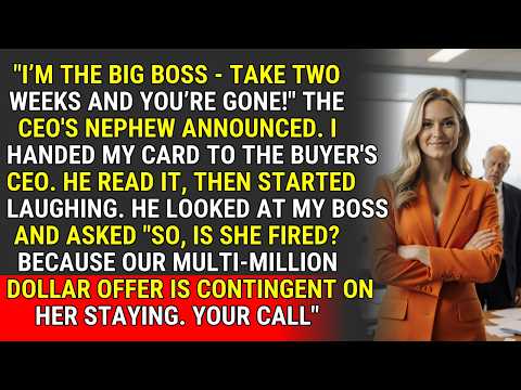 Corporate Checkmate: I Neutralized the CEO's Nephew and Secured the M&A Deal