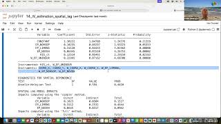 Download the video "Applied Spatial Regression Analysis - Notebooks: IV Estimation Spatial Lag model"
