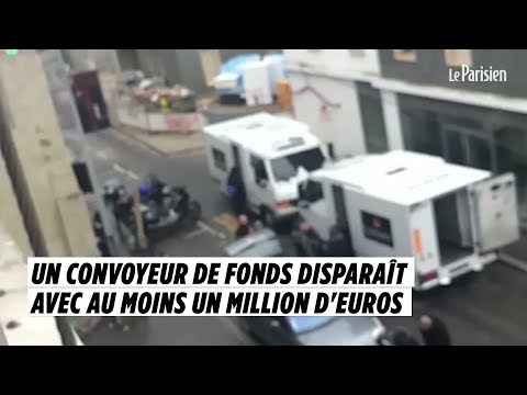 Les images du fourgon blindé vidé par son convoyeur de fonds