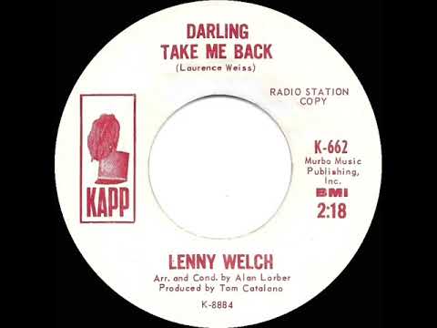 1965 HITS ARCHIVE: Darling Take Me Back - Lenny Welch
