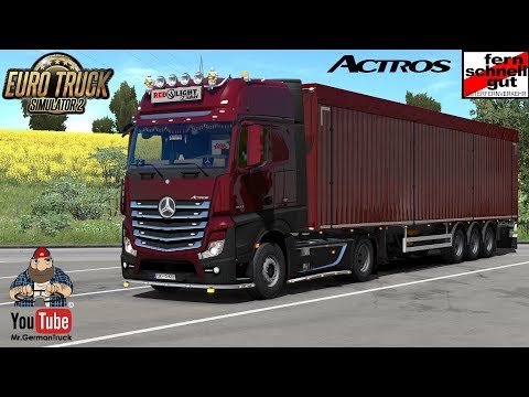 [ETS2 v1.32] New Mercedes Actros Plastic Parts + ALL DLC´s ready