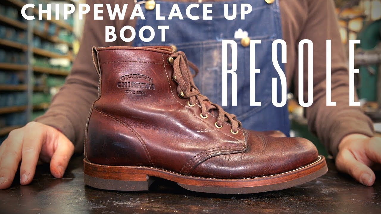 Chippewa Lace Up Boot Resole #40