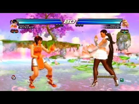 05 Xiaoyu y Miharu ( Kazumi) VS Lili y Bryan  - Tekken tag Tournament 2 Online ( Uchiha x24 ) PS3