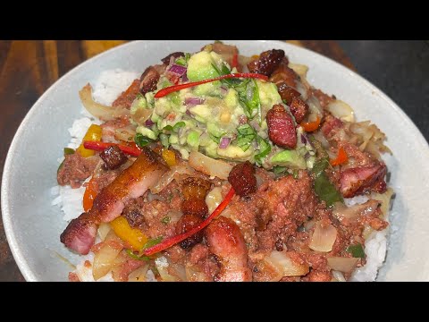 How to make bully beef and rice. #cooking