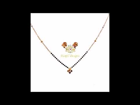 22 KT GOLD BLACK BEADS NECKLACE SET