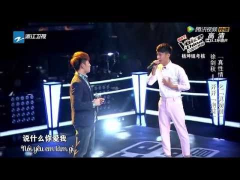 [Vietsub] Bong bóng - Từ Kiếm Thu PK Khai Khai | The voice of China 2014
