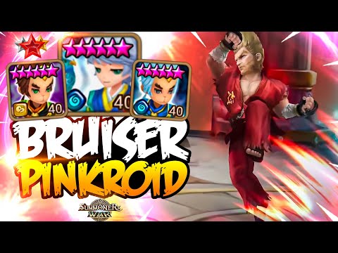 PinkRoid Goes to G2 Rank with This BRUISER COMBO - Summoners War